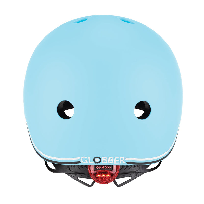 Casco infantil Globber Go Up Lights Pastel Blue