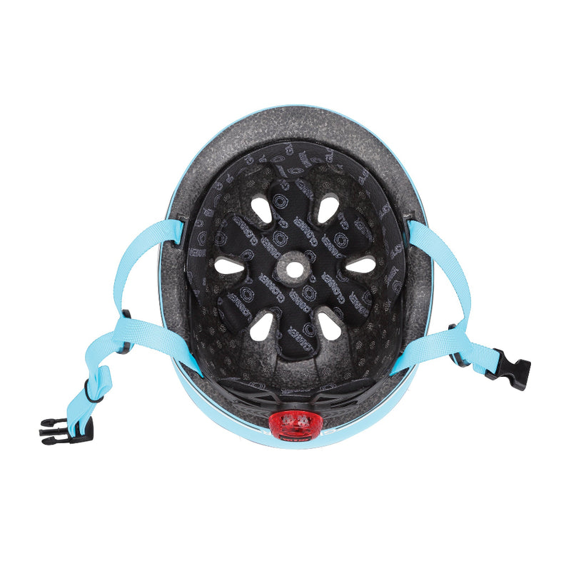 Casco infantil Globber Go Up Lights Pastel Blue