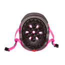 Casco infantil Globber Primo Fantasy Deep Pink Flowers