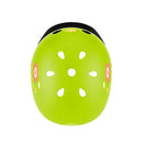 Casco infantil Globber Primo Fantasy Lime Green Flowers