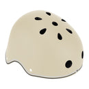 Casco infantil Globber Primo Lights Taupe vista en ángulo