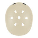 Casco infantil Globber Primo Lights Taupe vista superior con ventilaciones