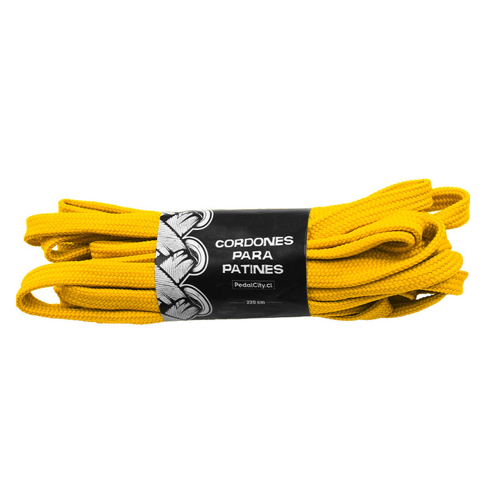 Cordones para patines Pedalcity Amarillo