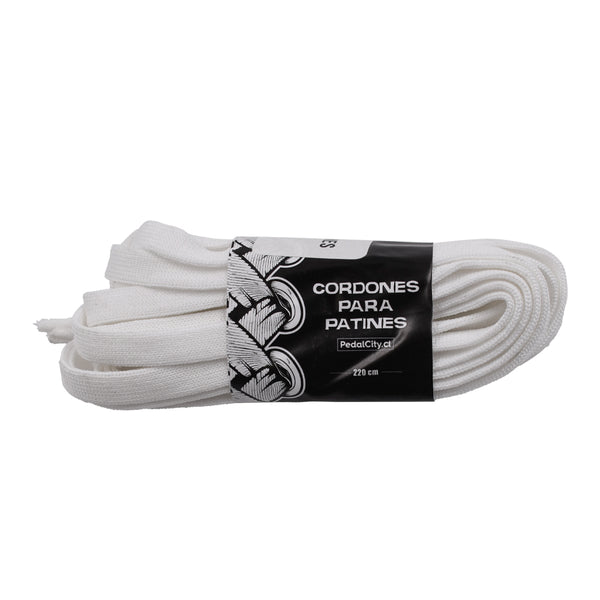 Cordones para patines blanco