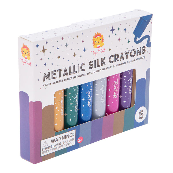 Crayones Metálicos tipo seda