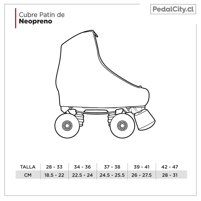 Cubre Patines de Neopreno