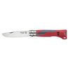 Cuchillo Opinel N°7 Outdoor Junior roja
