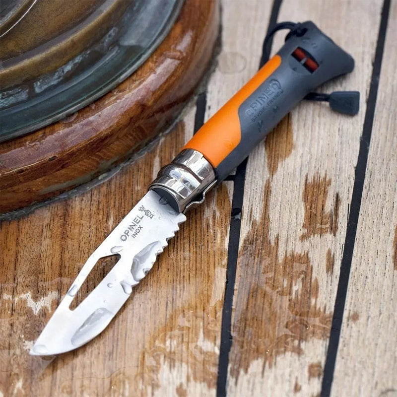 Cuchillo Opinel N°8 Outdoor naranjo