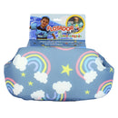 Flotador con alitas Arcoíris Celeste