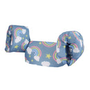 Flotador con alitas Arcoíris Celeste