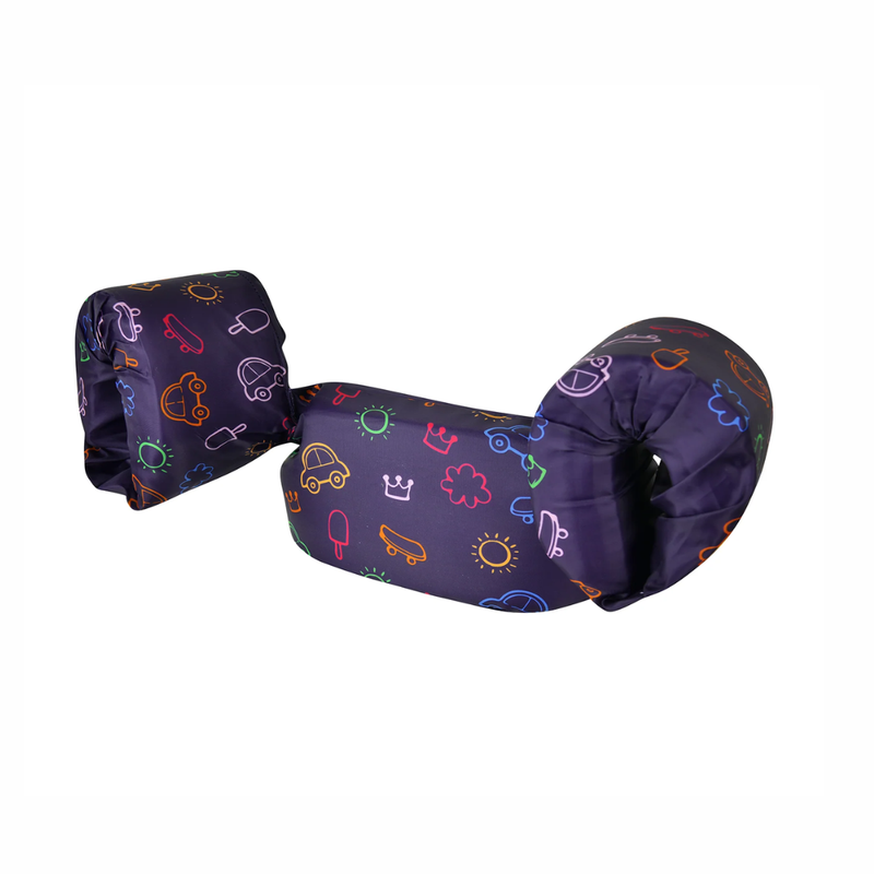 Flotador con alitas Autos Azul