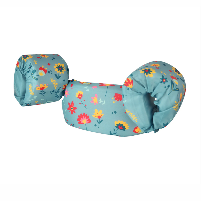 Flotador con alitas Flores Celeste