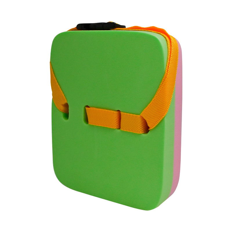 Flotador de espalda para clases de natación Phoenix Pink Green