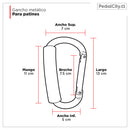 Ganchos metálicos para patines multifuncional