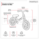 Bicicleta de Balance Globber Go Bike Neon Pink
