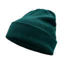 Gorro de lana verde petróleo