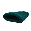 Gorro de lana verde petróleo
