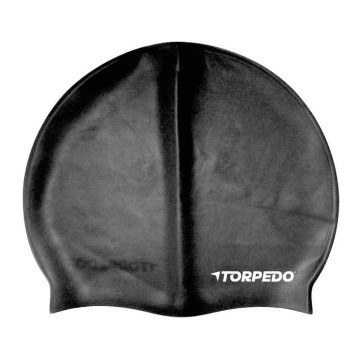 Gorro de natación Torpedo de silicona negro