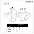 Guante Corto OnWheels! Negro/Morado