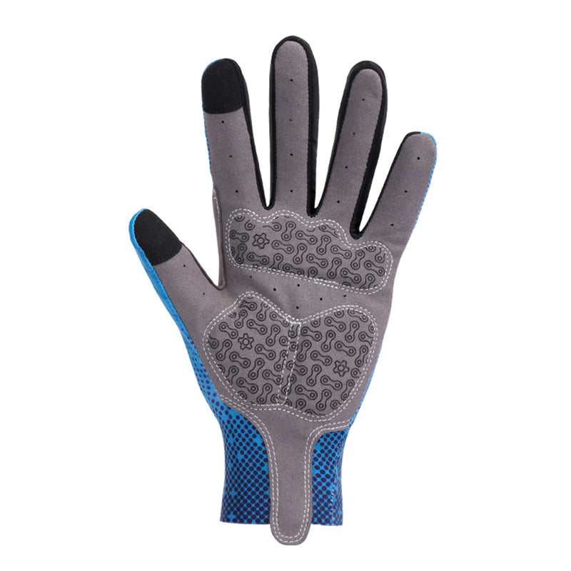 Guantes MTB 2.0 X-Flow Azul/Azul Claro Talla S LEATT Guantes de bicic