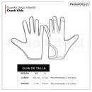 Guante largo infantil Crank Kids Black Green