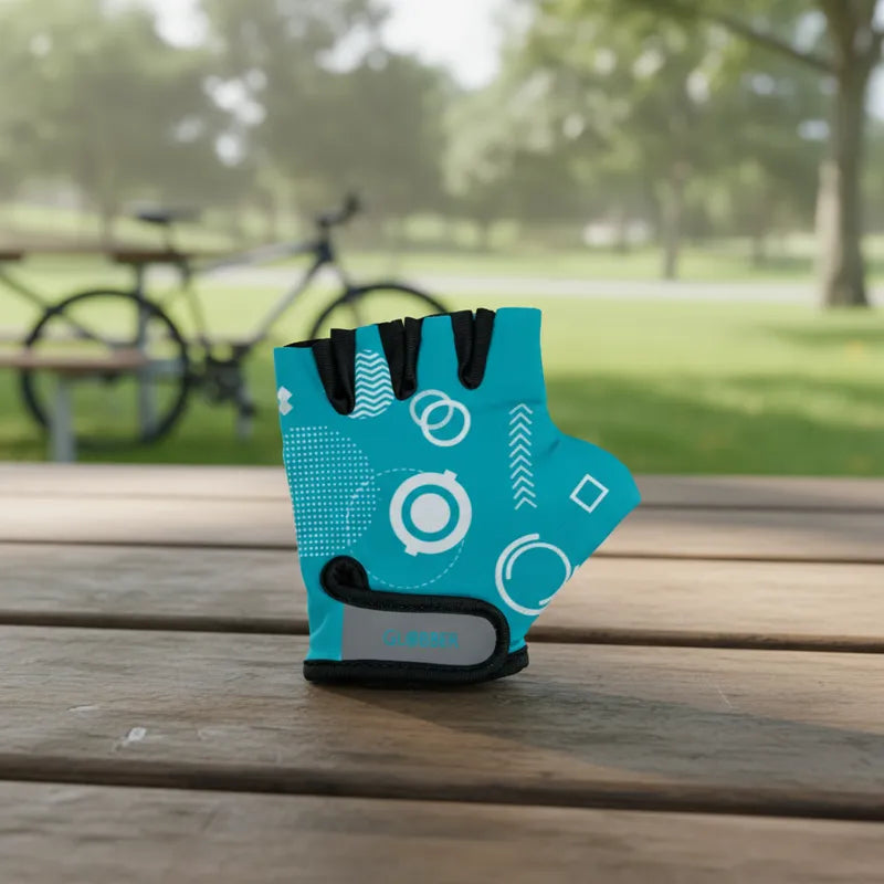 Guantes infantiles Globber Teal Shapes