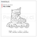 Patines en línea Fila J-ONE Red