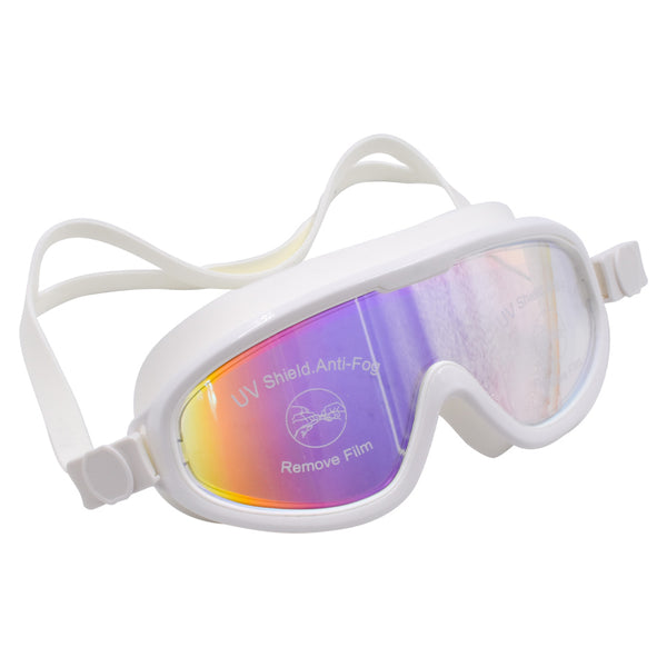 Lentes de natación para adulto UV Shield antifog blanco