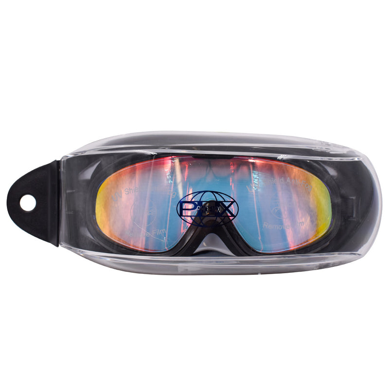 Lentes de natación para adulto UV Shield antifog negro