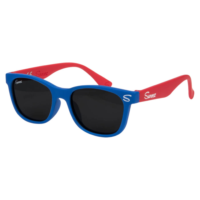 Lentes de sol infantiles Suneez Bora azul y rojo
