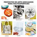 Marcadores de Pintura Acrílica 10 punta pincel