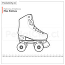 Patines Quad Artístico base metálica Miss Patines