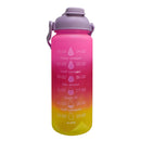 Pack de botellas motivacional Tomatodo 2litros Pink Yellow