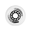 Pack de 4 Ruedas  Powerslide Spinner White de 76 mm