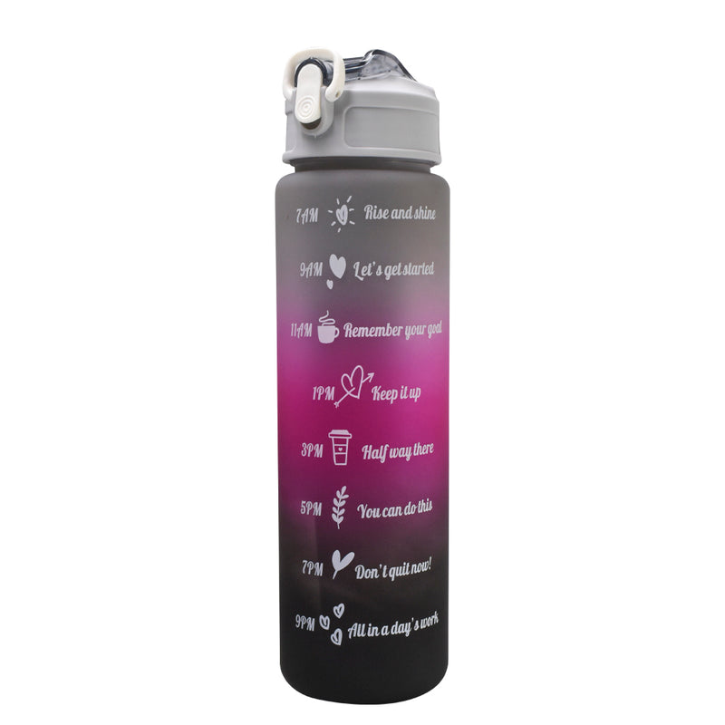 Pack de botellas motivacional Tomatodo 2litros Black Pink