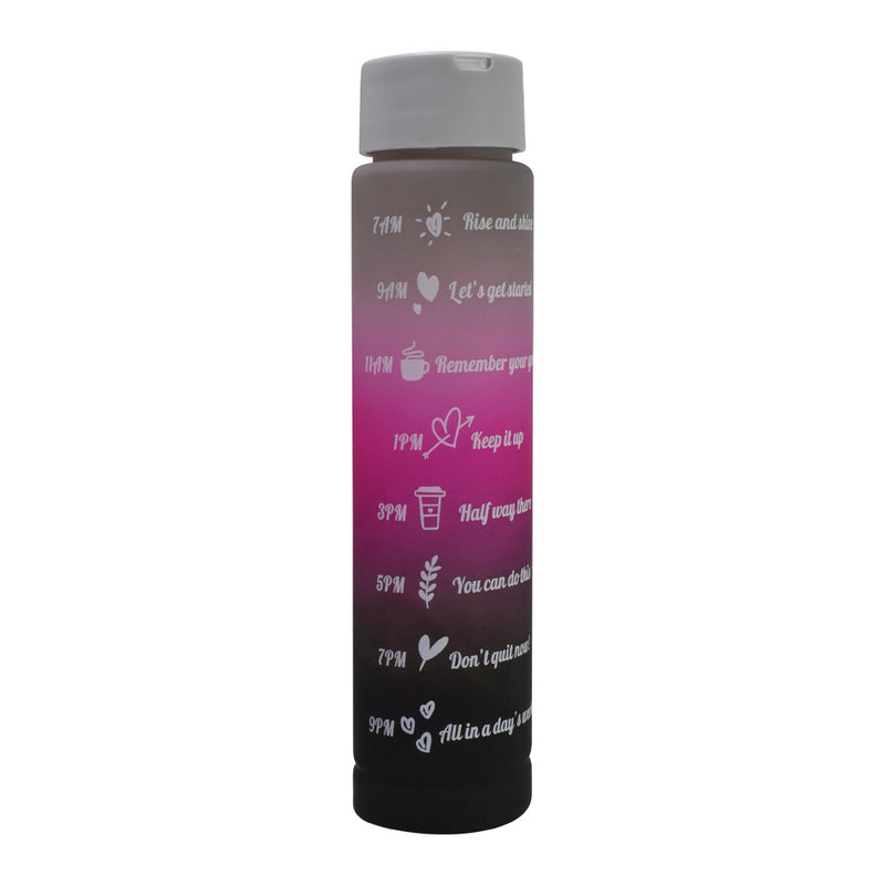 Pack de botellas motivacional Tomatodo 2litros Black Pink