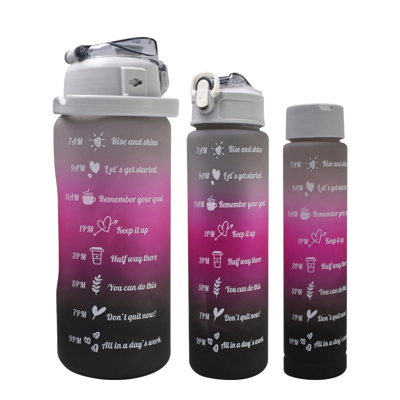 Pack de botellas motivacional Tomatodo 2litros Black Pink