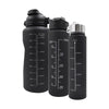 Pack de botellas motivacional Tomatodo 2litros Negro