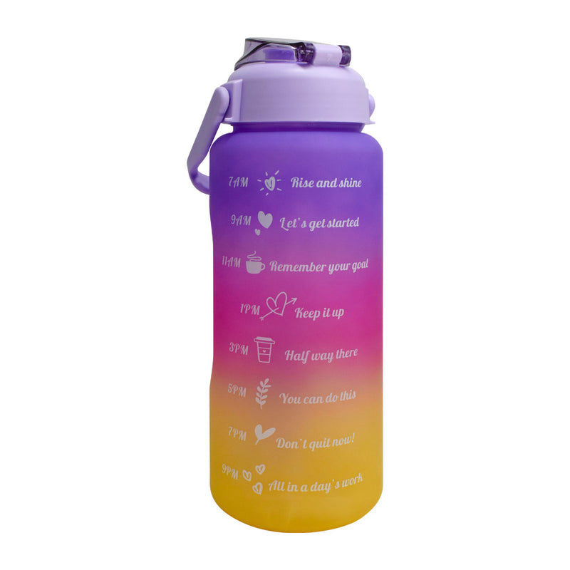Pack de botellas motivacional Tomatodo 2litros Purple Yellow