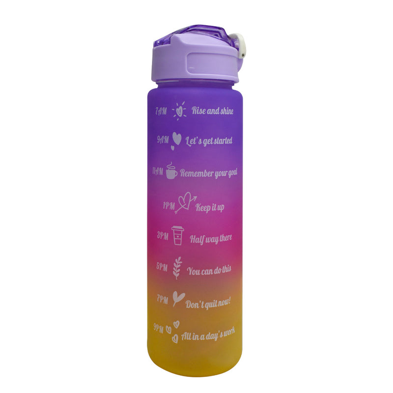 Pack de botellas motivacional Tomatodo 2litros Purple Yellow