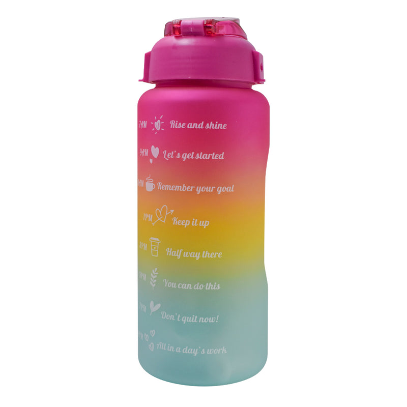 Pack de botellas motivacional Tomatodo 2litros Rainbow
