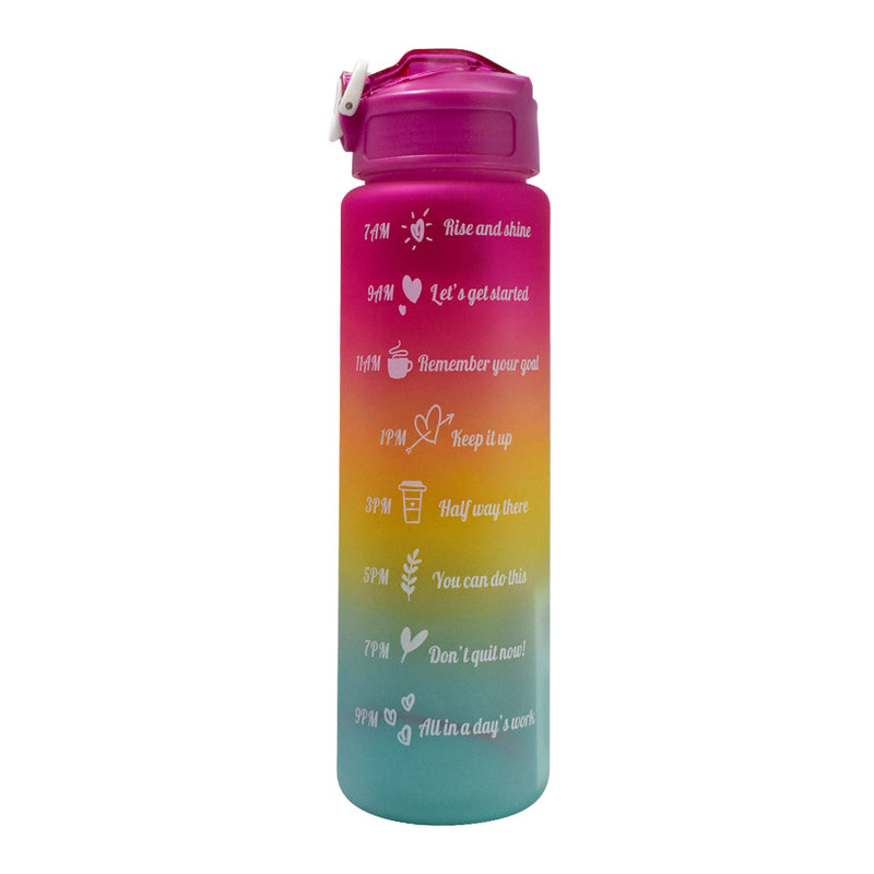 Pack de botellas motivacional Tomatodo 2litros Rainbow