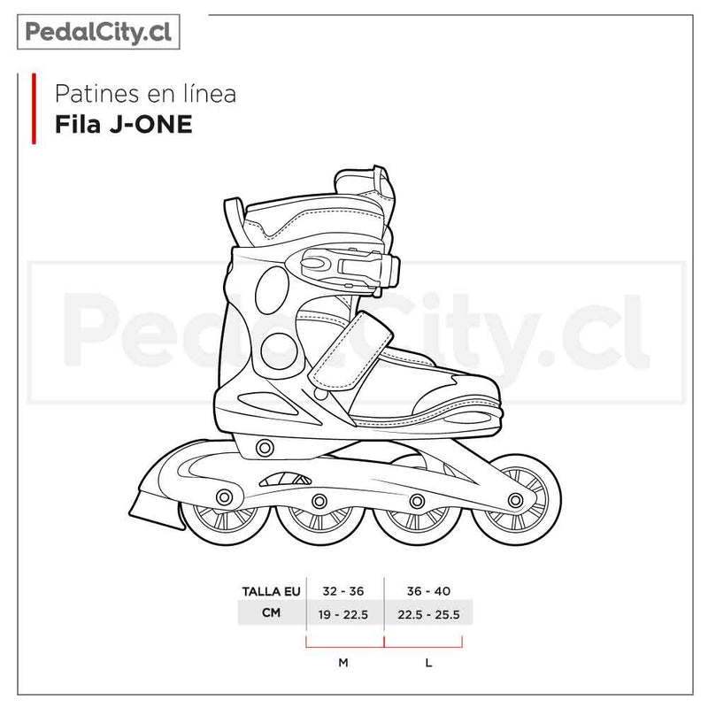Patines en línea Fila J-ONE Pink
