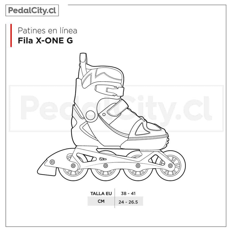 Patines en línea Fila X-ONE G
