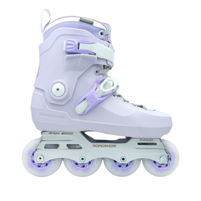 Patín freeskate RoadShow M4 PRO morado, vista lateral
