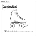 Patines Quad Hook School Base Metálica HK-112
