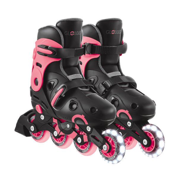Patines Infantiles Ajustables con Luces Globber Coral