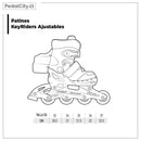 Patines KeyRiders Ajustables con Burbujas