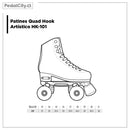 Patines Quad Hook Artístico HK-101 White