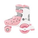 Patines Quad Infantiles Ajustables Globber Pastel Pink